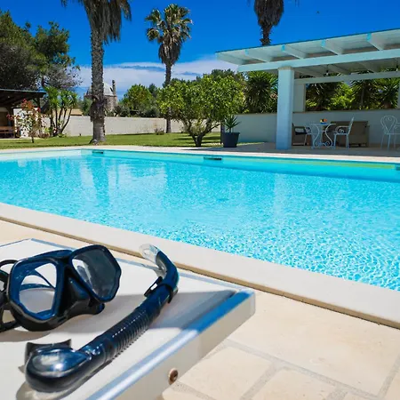 Piscina 5 5 Bagni Vicino Otranto M650 Villa Muro Leccese